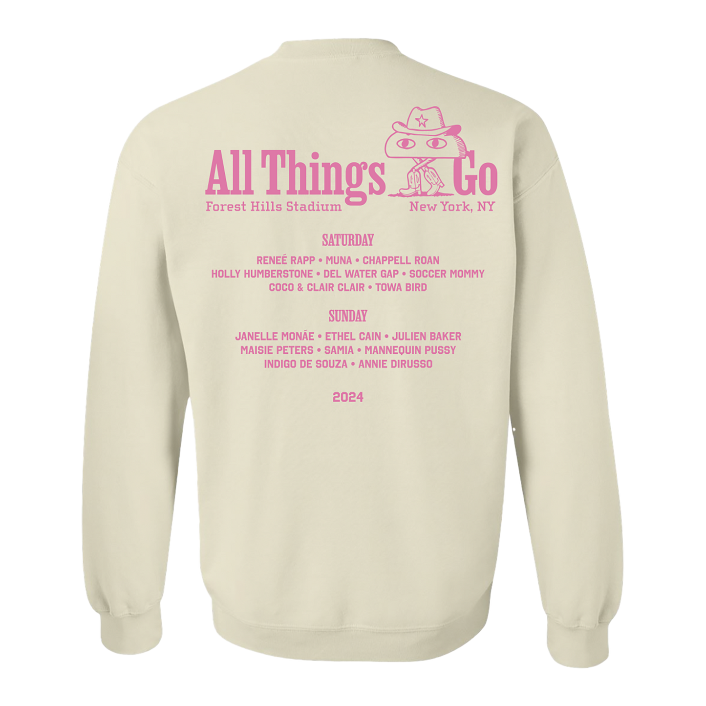 2024 Rodeo Boomfy NYC Lineup Crewneck