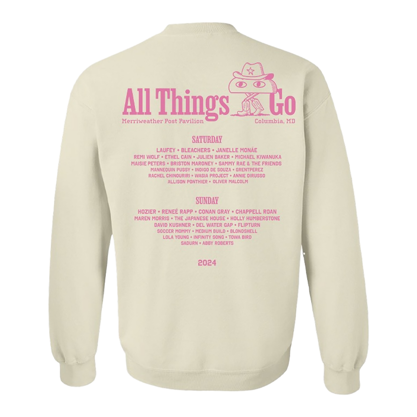 2024 Rodeo Boomfy DC Lineup Crewneck