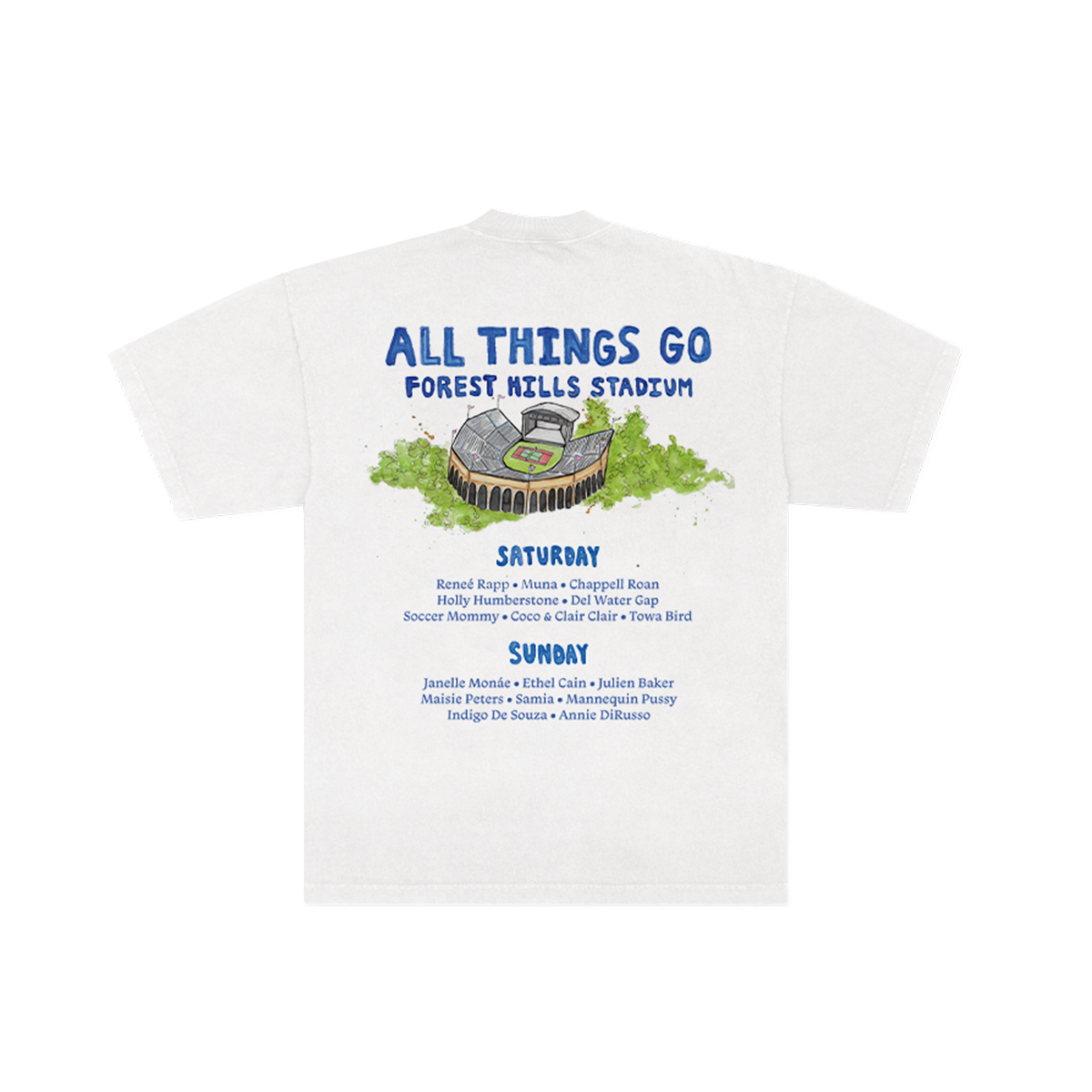 2024 Watercolor NYC Lineup Tee