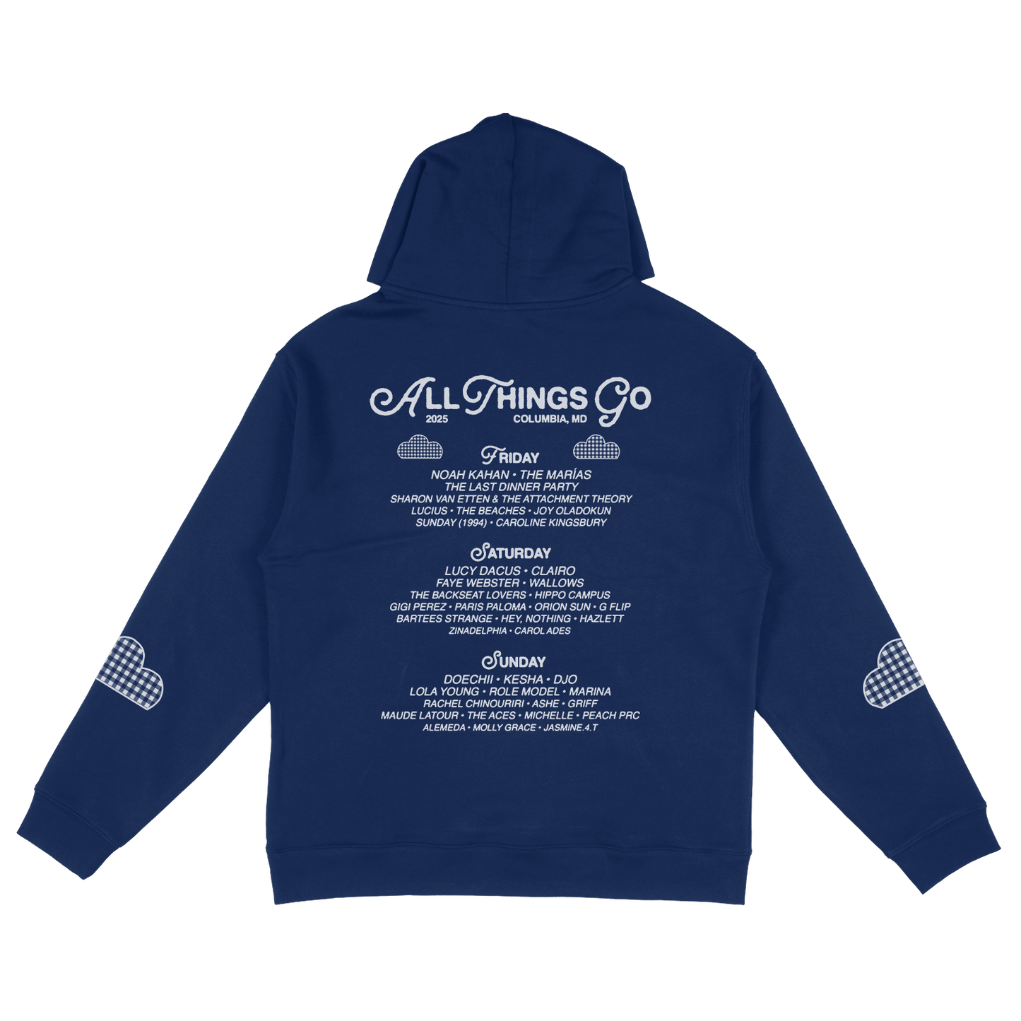 Blue Clouds DC Lineup Hoodie