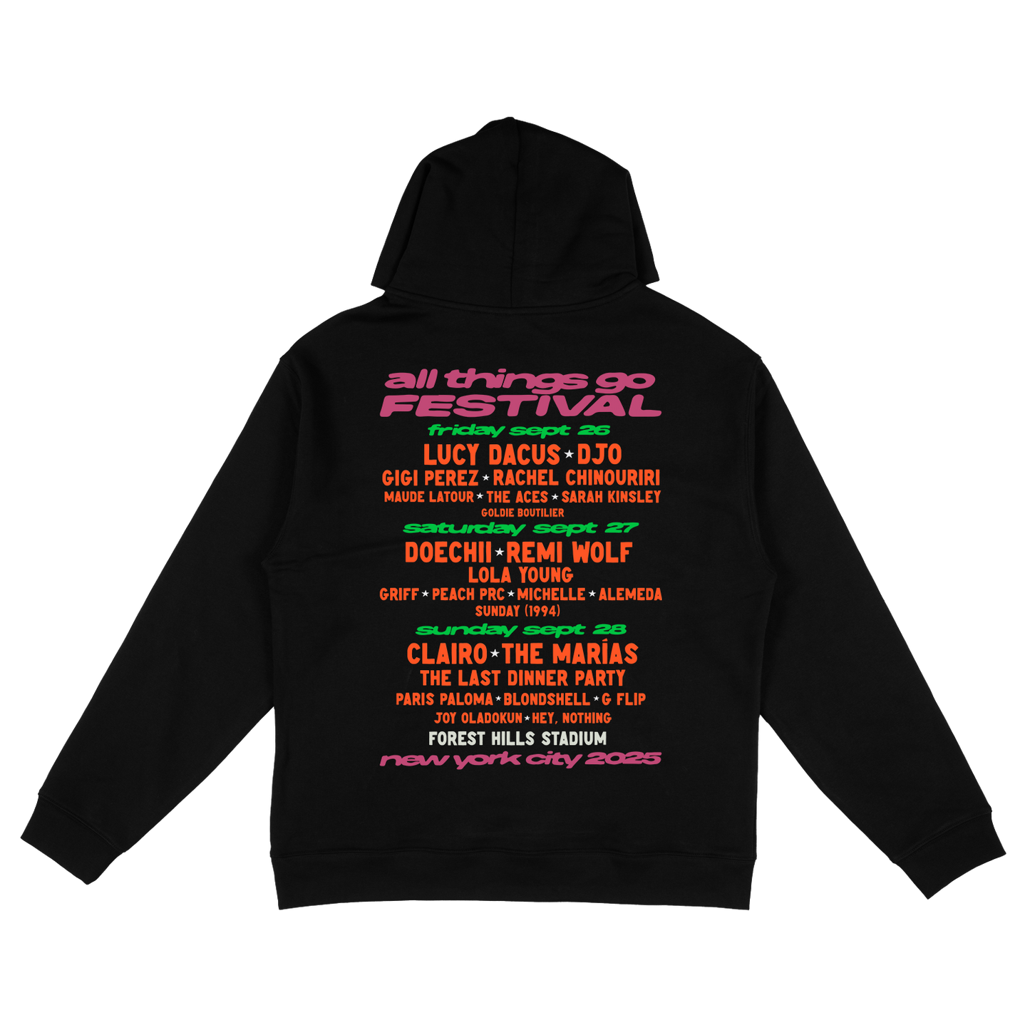 Star Power NYC Lineup Hoodie