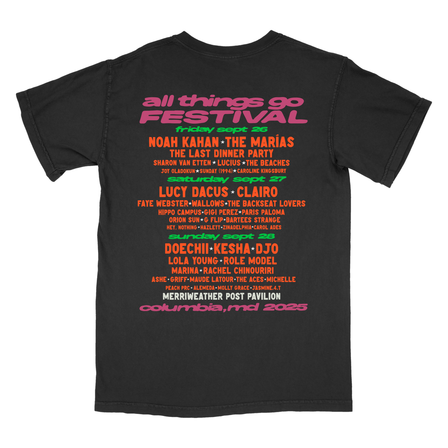 Star Power DC Lineup Tee
