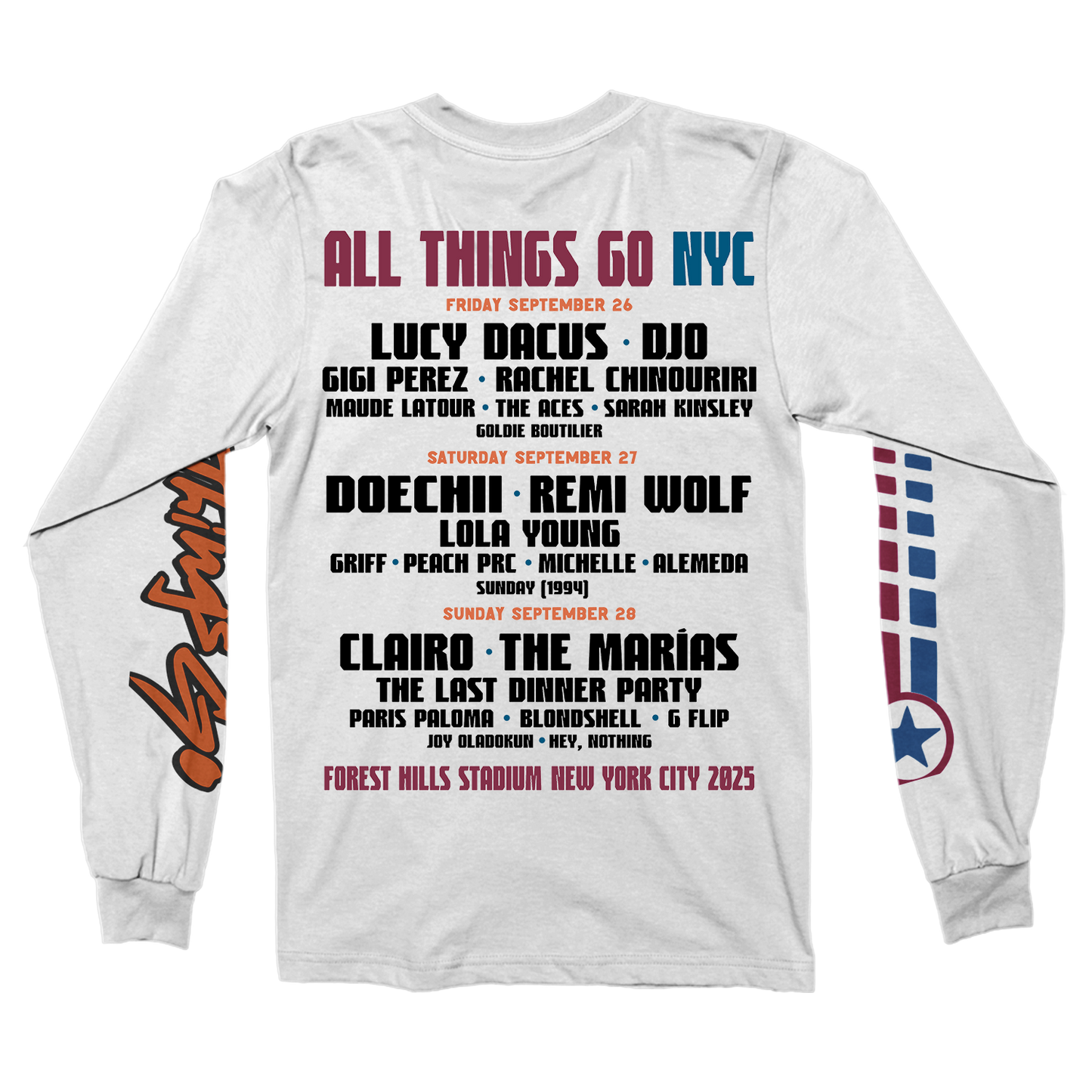 NYC Racing Team Lineup Long Sleeve