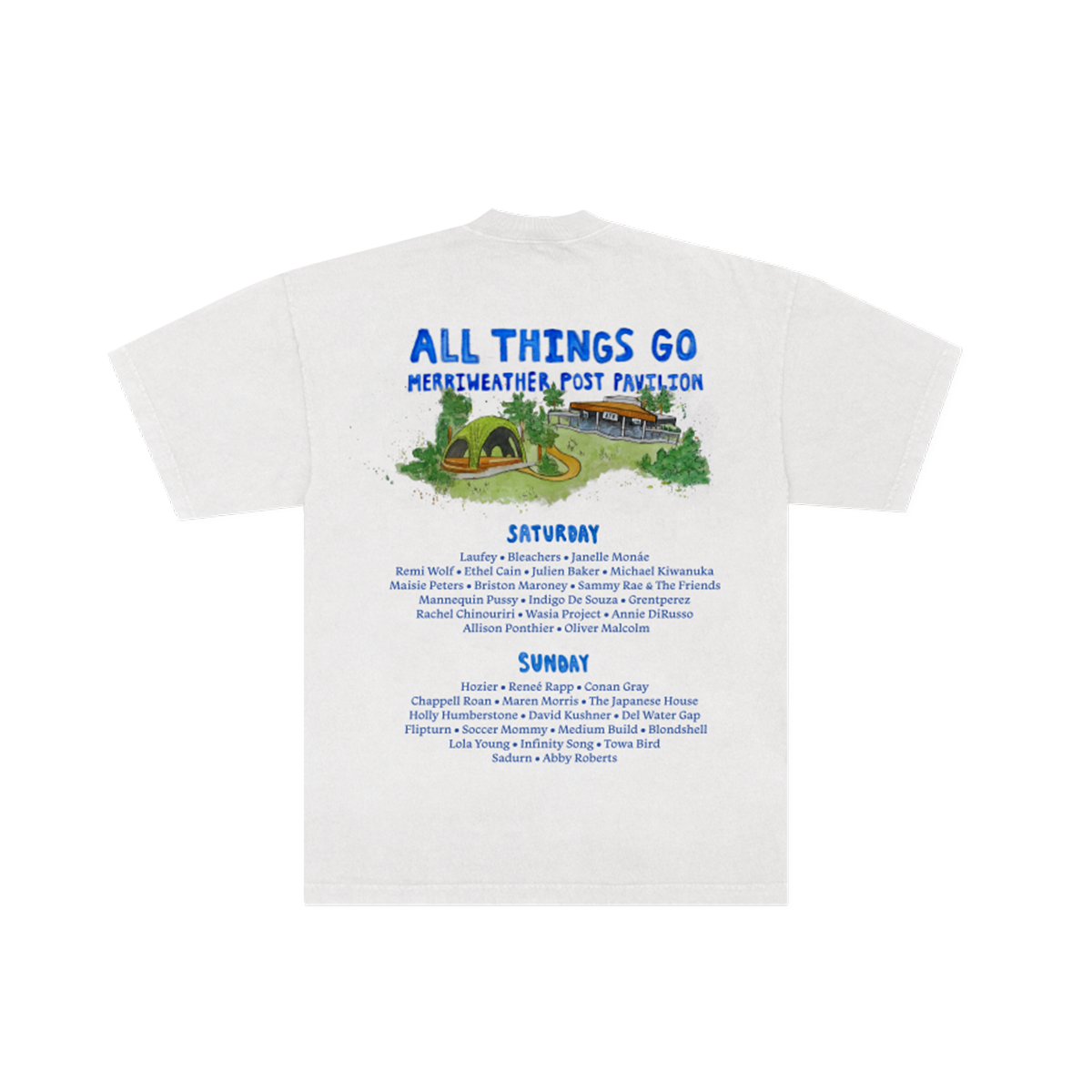 2024 Watercolor DC Lineup Tee