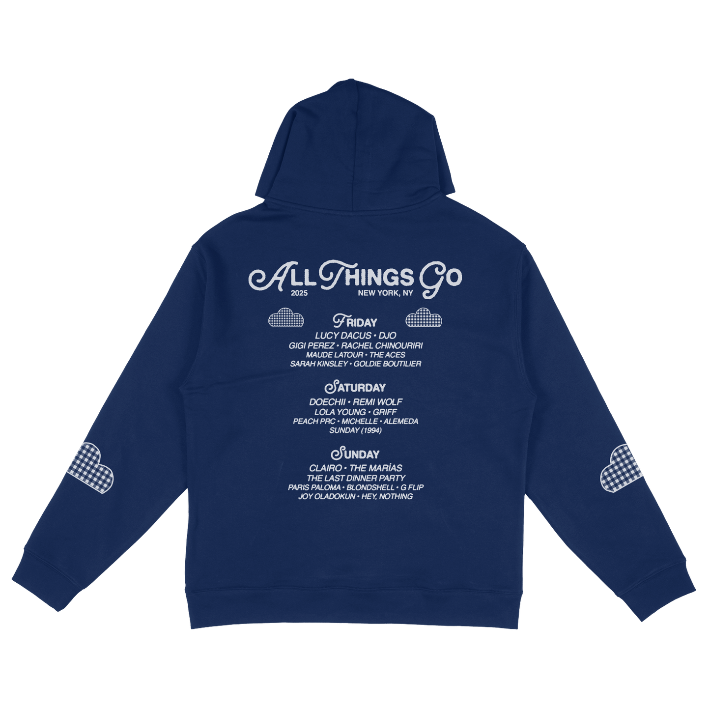 Blue Clouds NYC Lineup Hoodie