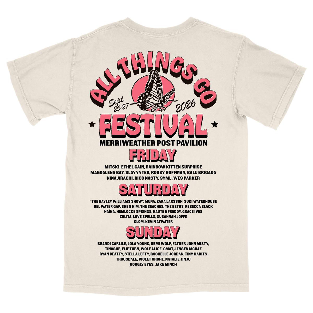 DC Butterfly Lineup Tee