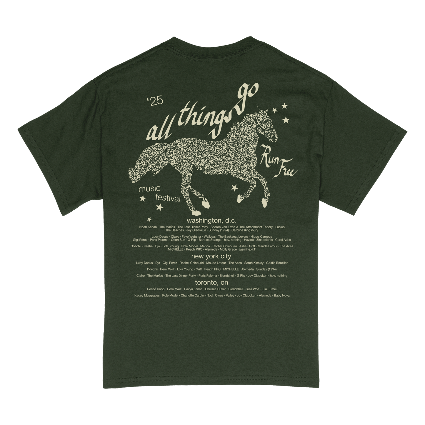 Run Free Lineup Tee