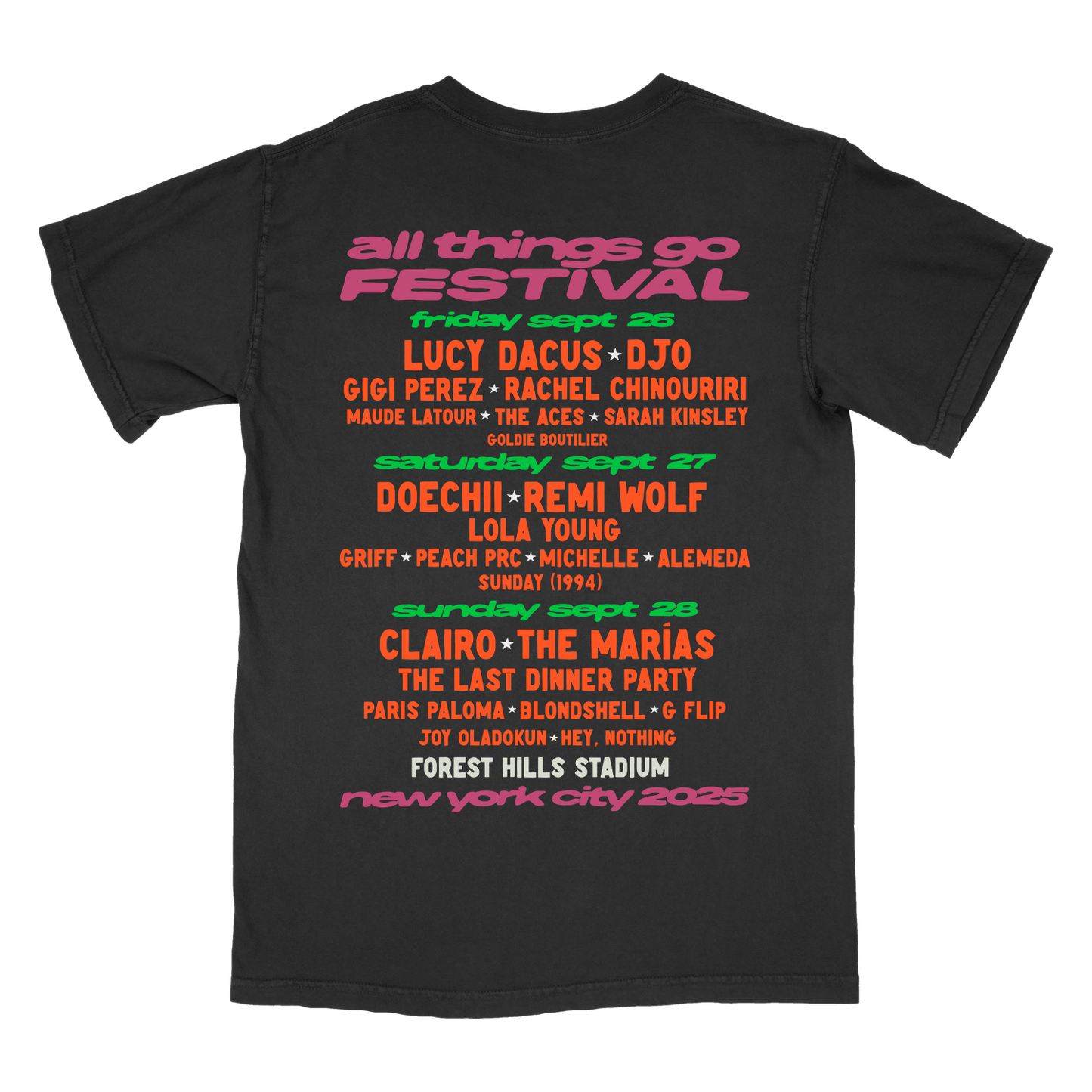 Star Power NYC Lineup Tee