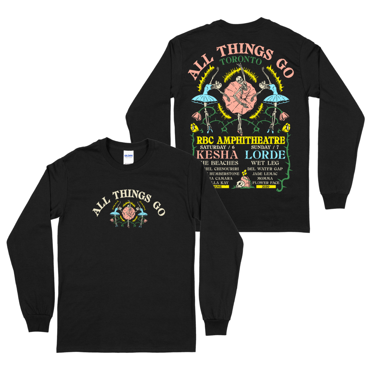 Toronto Skeleton Ball Long Sleeve