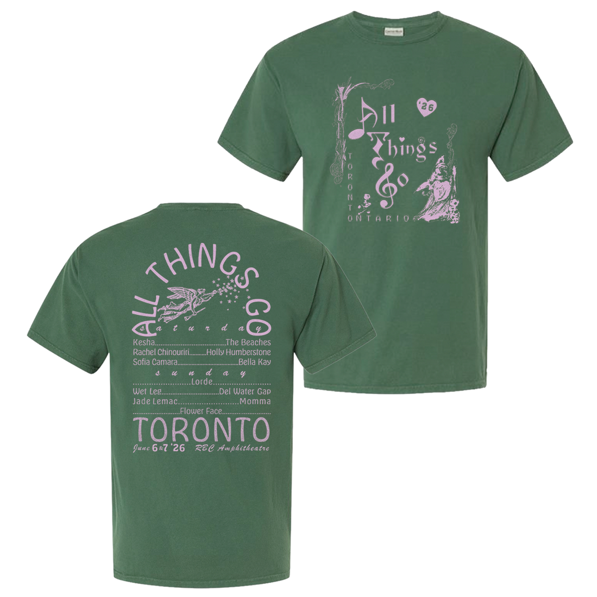 Toronto Garden Angel Lineup Tee